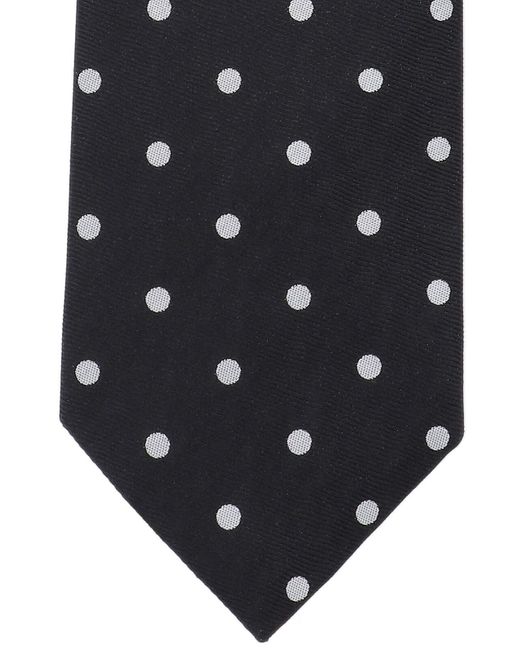 Cravatta A Pois di Tom Ford in Black da Uomo