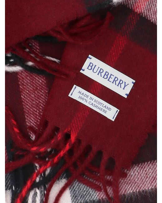 Sciarpa "Check" di Burberry in Red