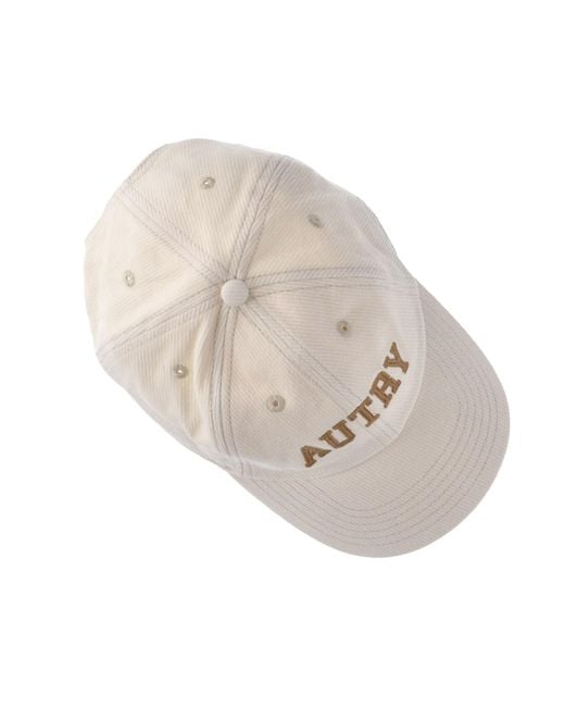 Cappello Baseball Logo di Autry in Natural