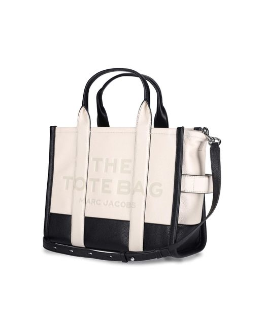 Marc Jacobs White "the Colorblock" Media Tote Bag