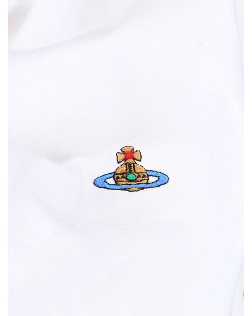 Vivienne Westwood White Drunken Shirt