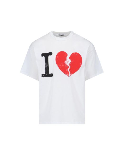 Magliano White Printed T-shirt for men