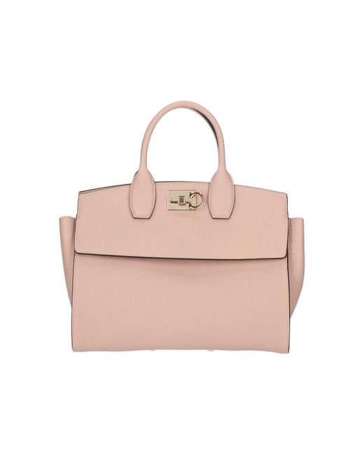 Ferragamo Pink "studio Soft" Handbag