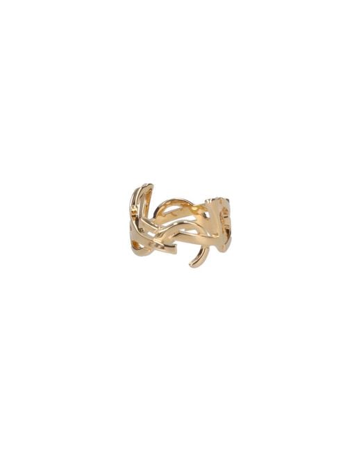 Saint Laurent White Scarf Stop "Cassandre"