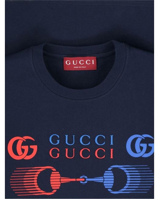 T-Shirt di Gucci in Blue da Uomo