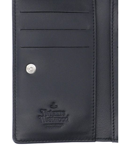 Vivienne Westwood Black Logo Bi-fold Wallet