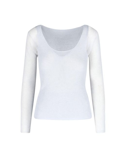 Paloma Wool White Top Layered "Litam"
