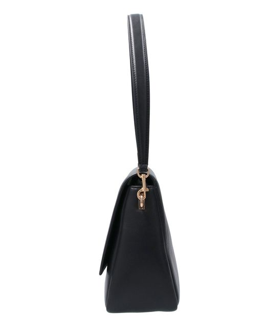 Tory Burch Black Nappa Cow Leather Shoulder Bag