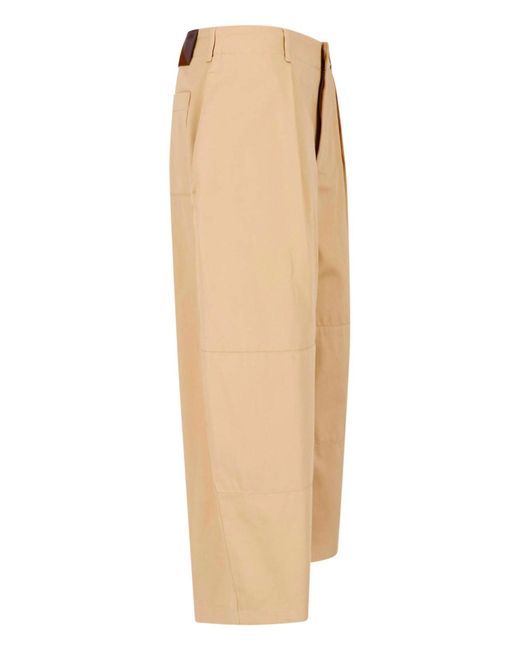 Loewe Natural Cotton Crop Pants