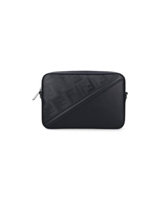 Fendi Black Pouch "Camera Case Diagonal" for men