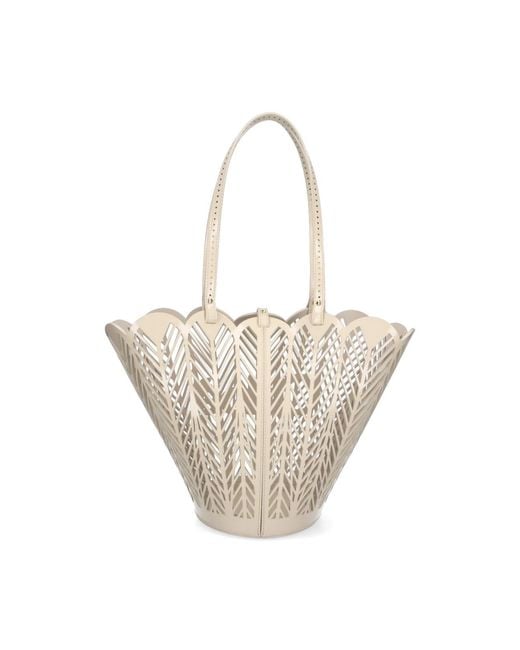 Borsa Tote "Soleil" di Chloé in White