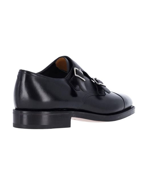 John Lobb Black Shoes "William" for men