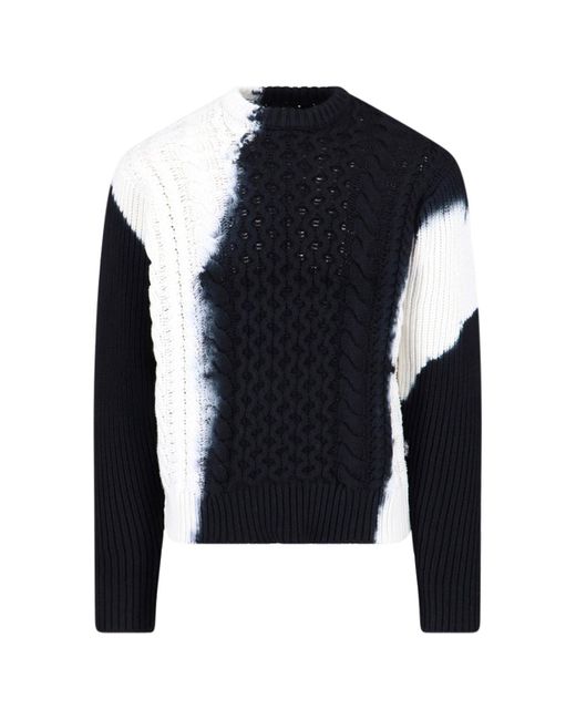Stussy Blue 'tie Dyed Fisherman' Sweater for men
