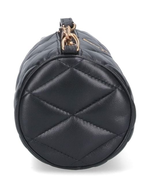 Saint Laurent Black Sade Cylindrical Mini Purse