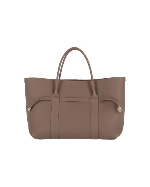 Loro Piana Brown 'Ghiera' Large Tote Bag