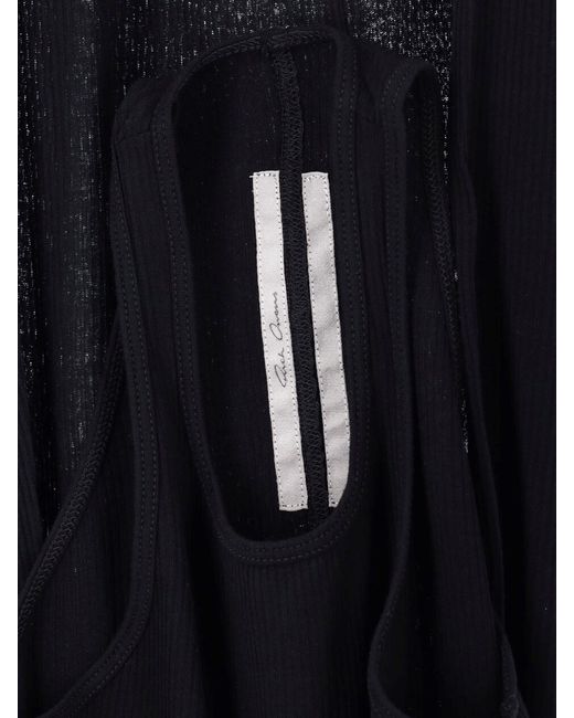 Rick Owens Black Midi Dress
