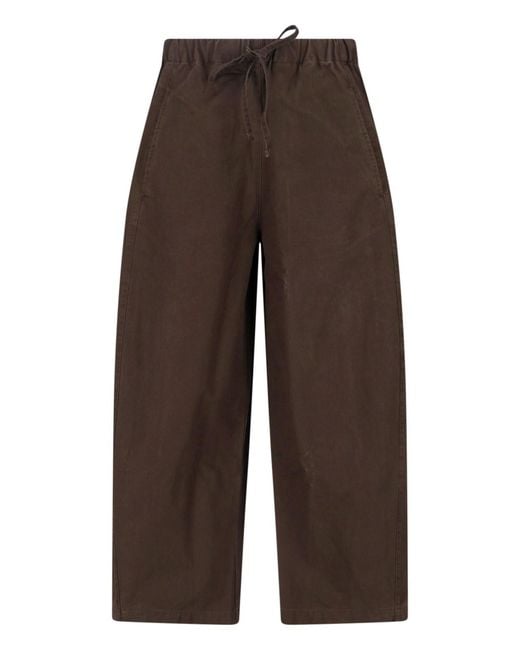 Entire studios Brown Wide Pants "Loft"