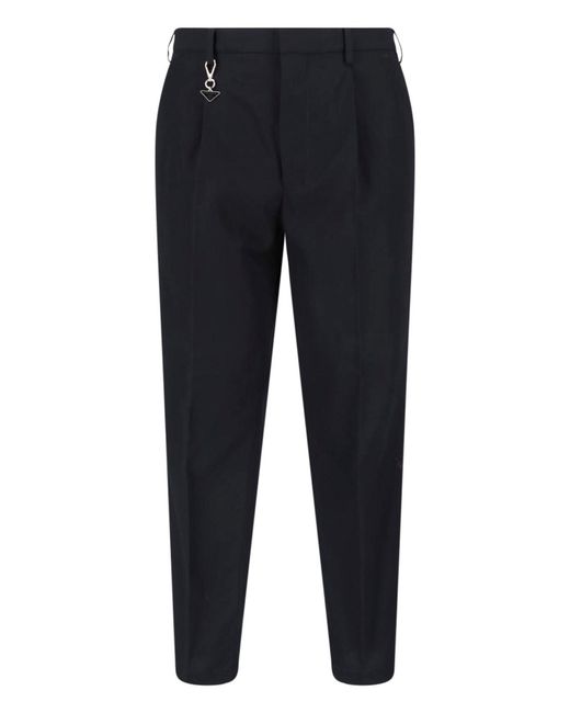 Prada Blue Sweatpants With Keychain for men