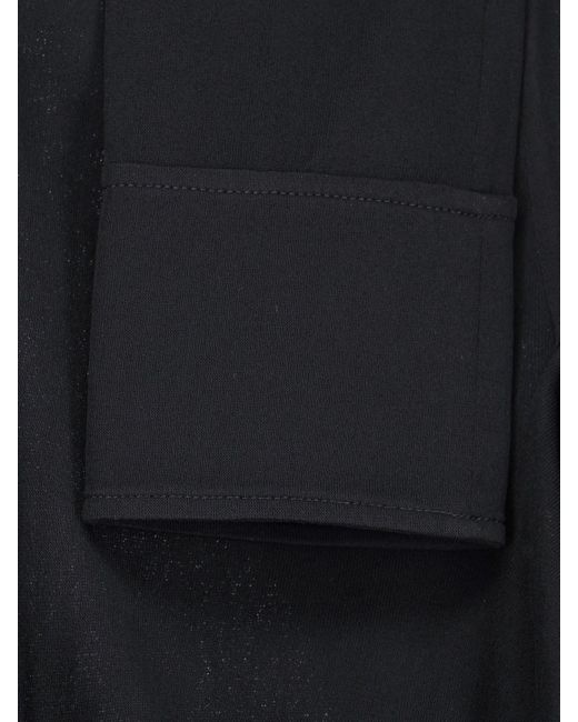 Saint Laurent Black Semi-transparent Shirt