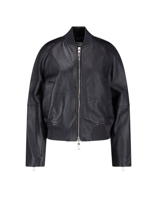 Sportmax Black Lambskin Jacket