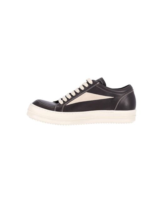 Rick Owens Black Sneakers “Vintage” for men