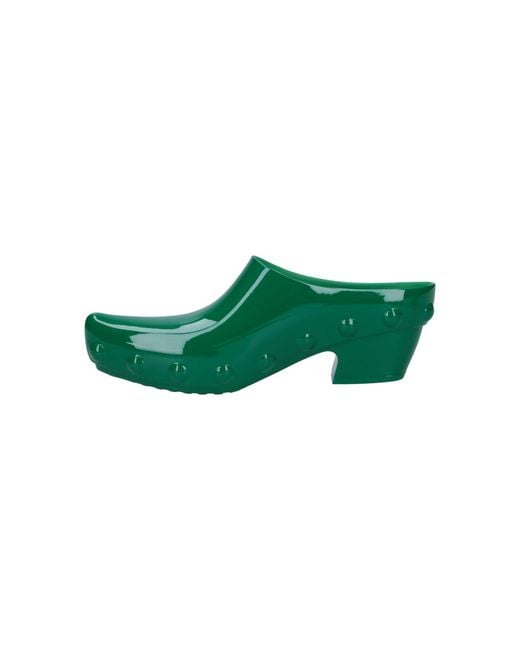 Bottega Veneta Green Mules "Gondola"
