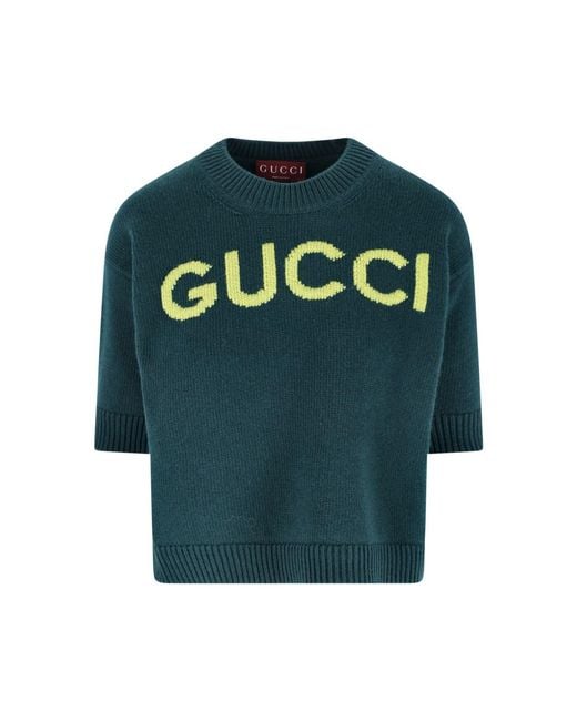 Gucci Green Logo Sweater