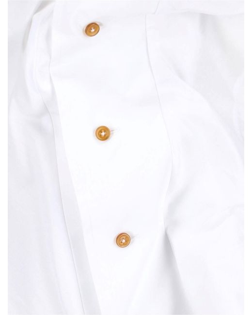 Vivienne Westwood White Drunken Shirt