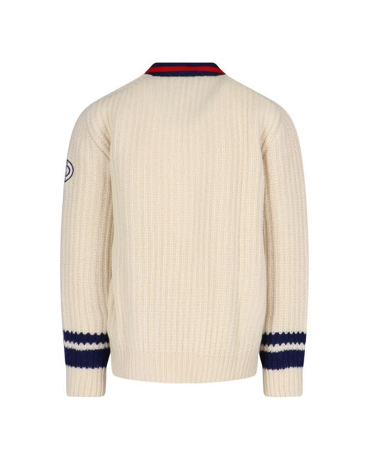 Gucci White Braided Cardigan for men