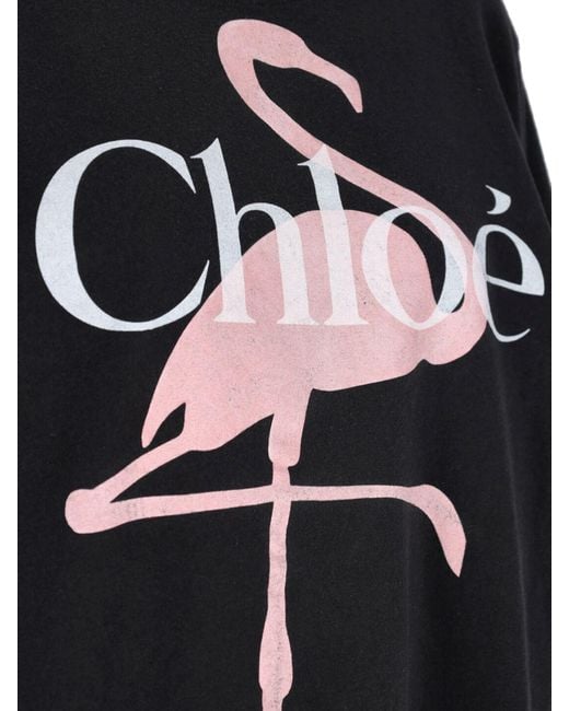 Chloé Black Oversize T-Shirt