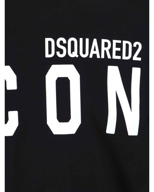 T-Shirt Logo di DSquared² in Black da Uomo