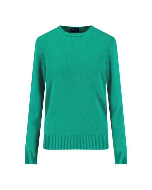 Drumohr Green Crewneck Sweater