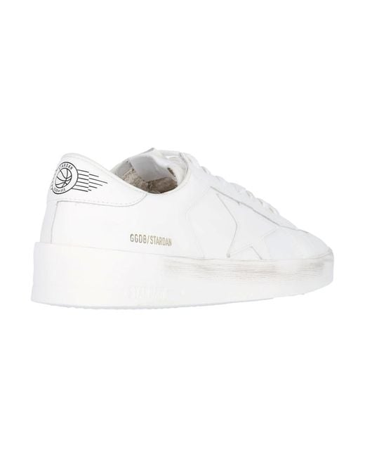 Golden Goose Deluxe Brand White Leather Sneakers for men