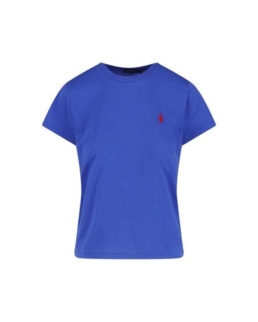 Polo Ralph Lauren Blue T-Shirt Logo