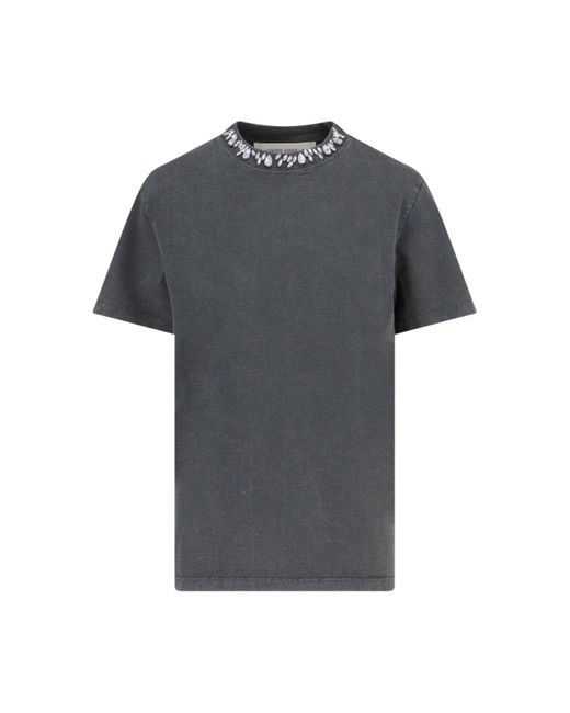 T-Shirt Cristalli di Golden Goose Deluxe Brand in Gray