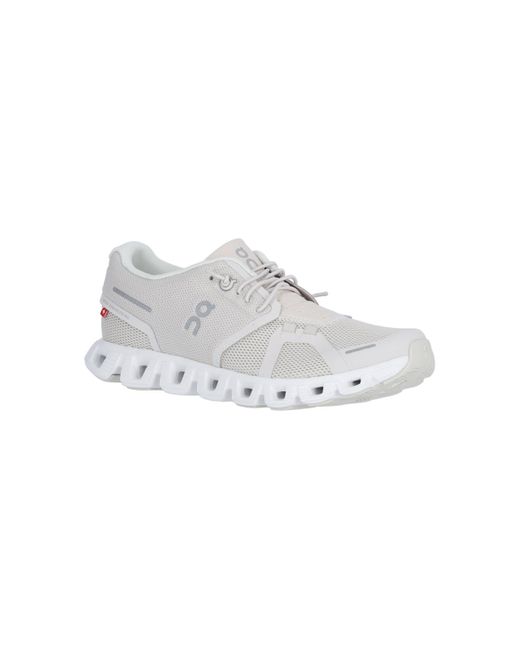 Sneakers "Cloud 5" di On Shoes in White