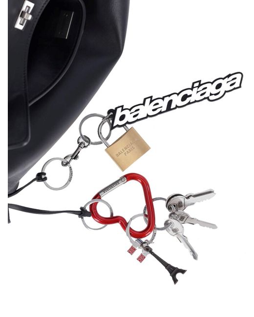 Balenciaga Black Medium Bag With 'Rodeo' Charms