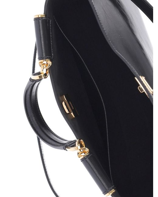 Dolce & Gabbana Black Medium Shoulder Bag "Vittoria"