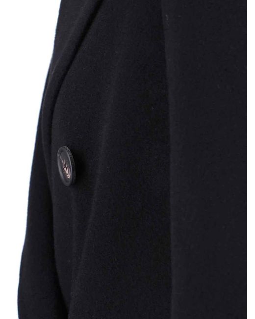 Cappotto Midi In Cashmere "Jole" di Tagliatore in Black