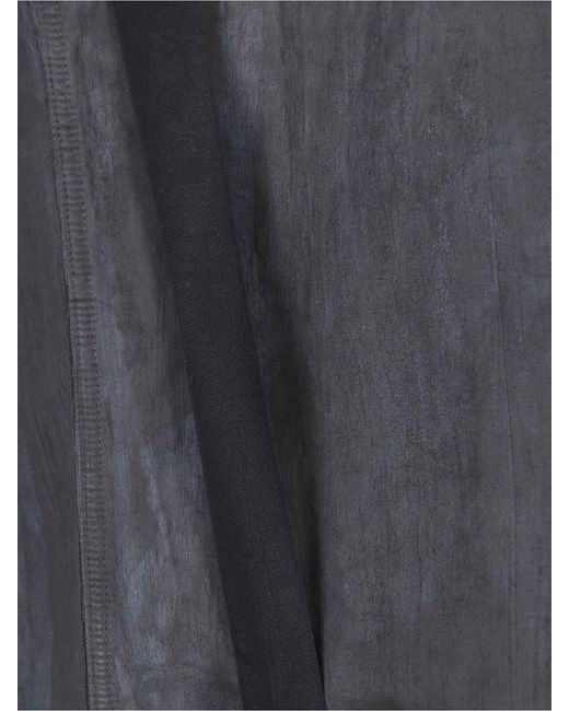 Rick Owens Blue Button Shirt for men