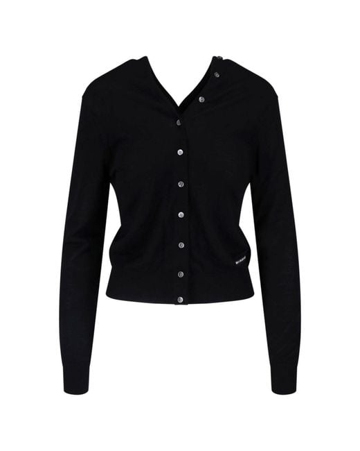 Alexander Wang Black Button Cardigan