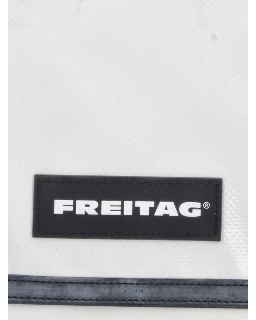 Freitag White Shoulder Bag "F14 Dexter"