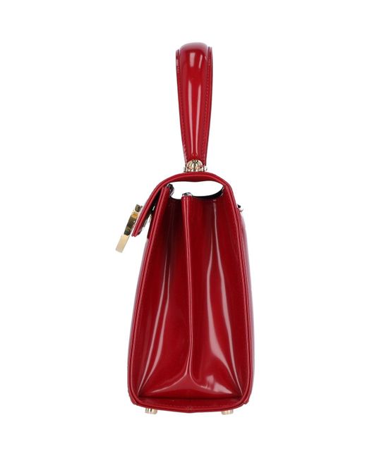 Ferragamo Red Iconic S Handbag