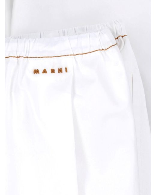 Marni White Sweatpants