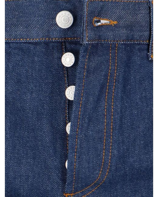 Jeans Slim Dettaglio Morsetto di Gucci in Blue da Uomo
