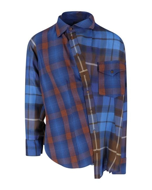Vivienne Westwood Blue Shirt “Chaos” for men