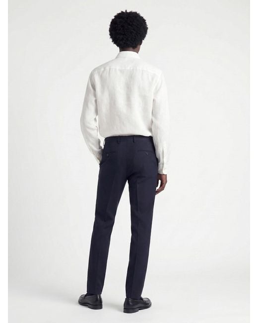 Lardini White Linen Shirt for men