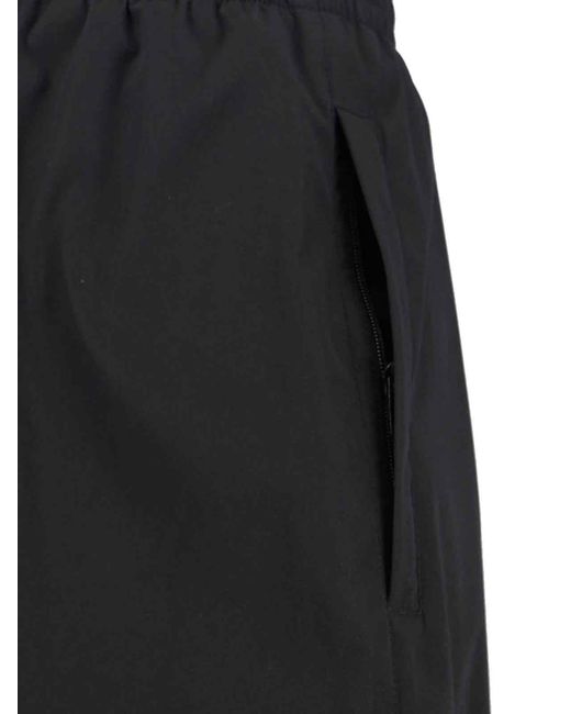 Balenciaga Black Logo Track Pants for men