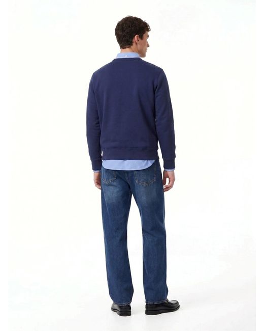 Polo Ralph Lauren Blue Logo Sweatshirt for men