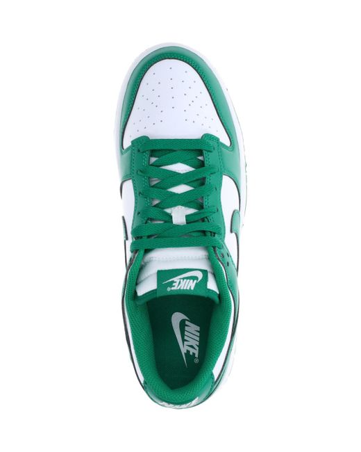 Nike Green Dunk Low Retro Sneakers for men